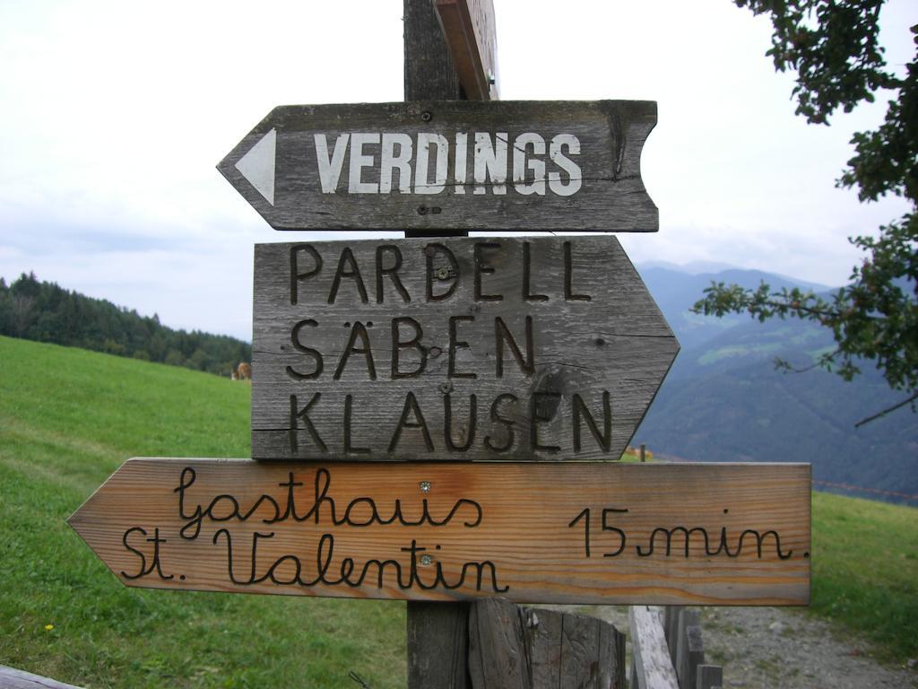 Gasthaus St. Valentin Chiusa Eksteriør bilde